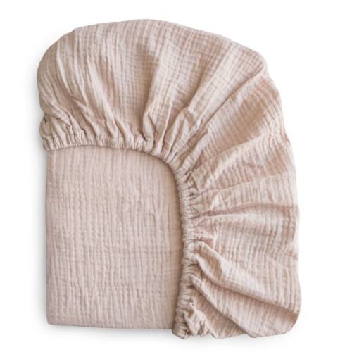 Mushie Extra Soft Muslin Crib Sheet – Babyletto