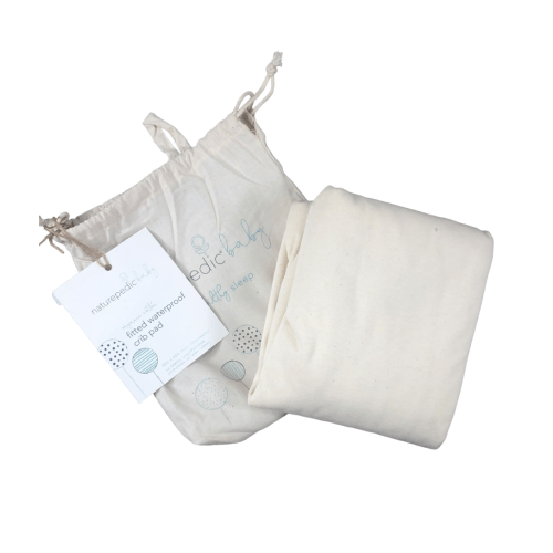 Naturepedic Organic Cotton Waterproof Fitted Mattress Pad