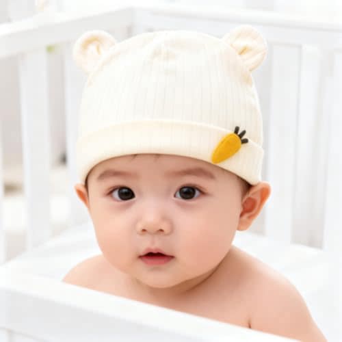 Amazon.com: Newborn Baby Hospital Hat Double Layer Bear Bunny Ear Super Soft Skin Friendly Toddler Hat for 0-6 Month Infant Boy Girl: Clothing, Shoes & Jewelry