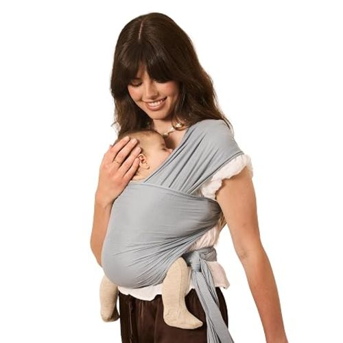 Solly Baby Wrap, Newborn to Toddler Baby Carrier (8-25 Lbs), Coastal