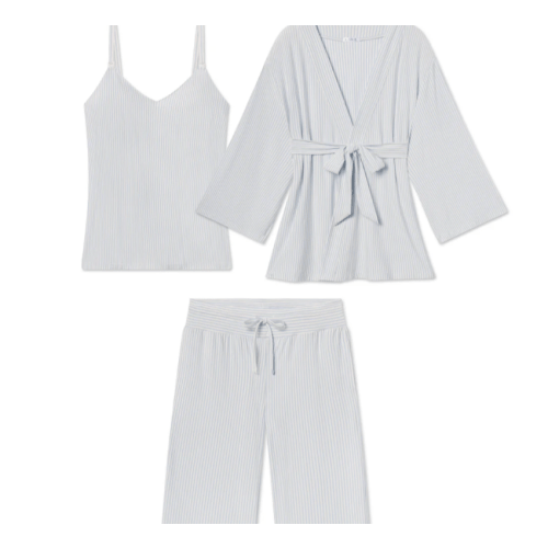 LAKE Women Maternity Kimono Bundle for Mom - Fog, Medium