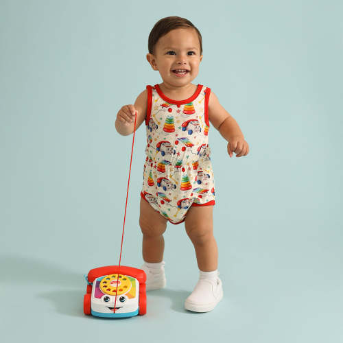 Vintage Fisher-Price™ Varsity Romper