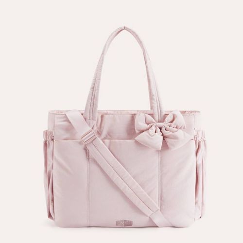 Bagsmart Lightweight Messenger & Laptop Bag Crush 26L Tote - Pink