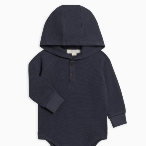 Cole Waffle Knit Hoodie Bodysuit