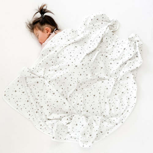 Toddler Blanket, 4 Season® Merino Wool & Organic Cotton, 52.5" x 40", Star White Default Title