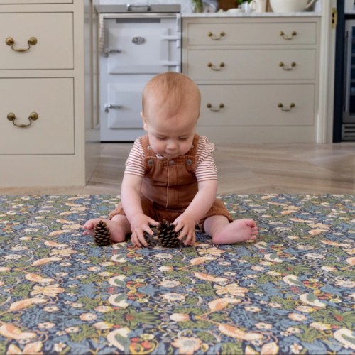 Morris & Co. The Strawberry Thief Play Mat – Totter and Tumble LLC