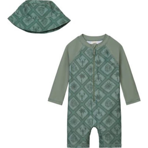 OSHKOSH BGOSH Long Sleeve Rashguard & Bucket Hat Set | Nordstromrack