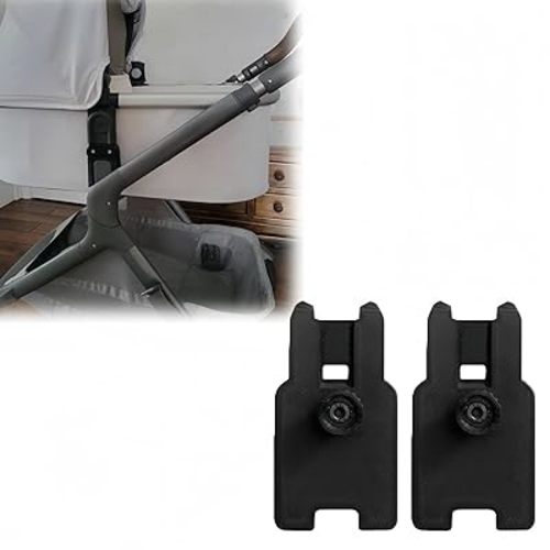 Stroller Adapter Compatible with Nuna TRIV Next/SWIV, Compatible with UPPAbaby V1/V2/V3 Bassinet, Installing The Bassinet on The Stroller