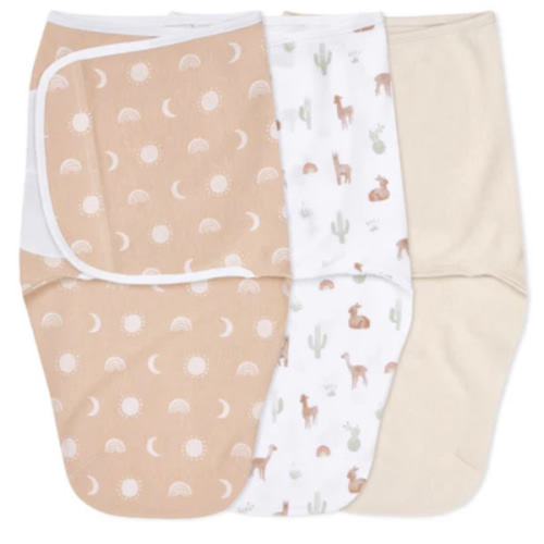 Desert Sun Easy Swaddle With No Zipper 0-3M | aden + anais