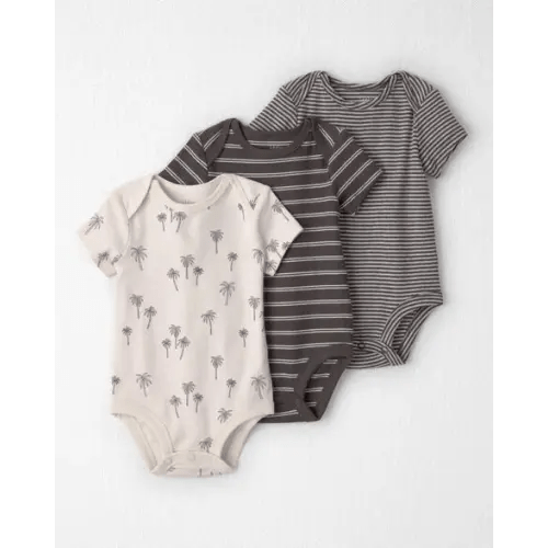 Baby 3-Pack Organic Cotton Bodysuits (newborn/3M)