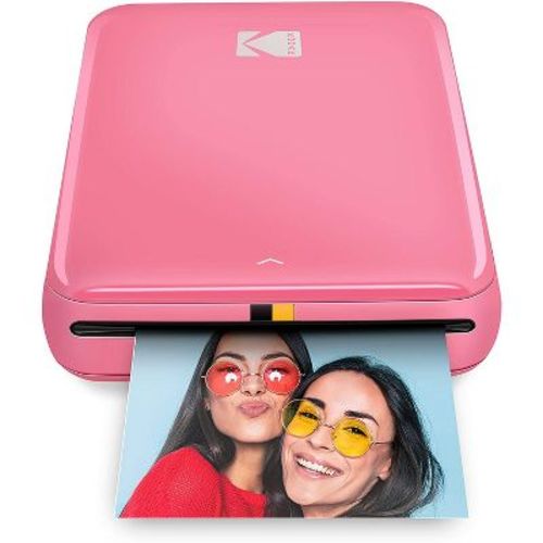 Kodak Step Instant Photo Printer Prints 2x3” Sticky-back Photos With Bluetooth/nfc, Zink Technology & Kodak App For Ios & Android (pink)