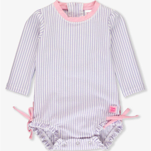 Seersucker Long Sleeve One Piece Rash Guard