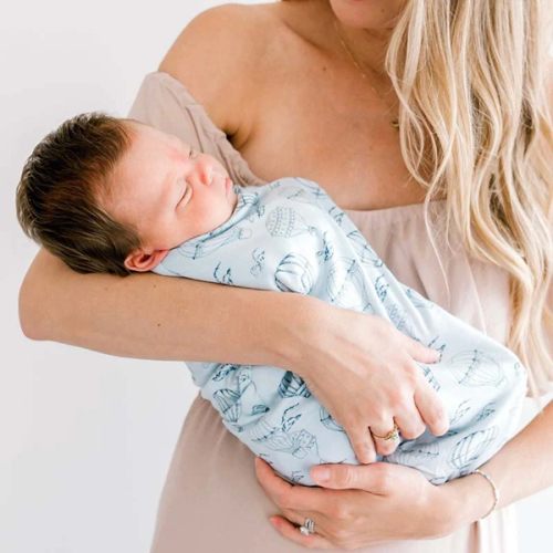 COCOON SWADDLE - Bamboo Cotton Bon Voyage