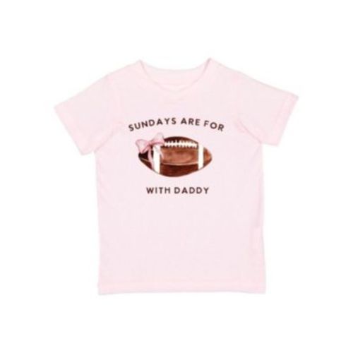 Girls' Football With Daddy Short Sleeve T-Shirt - Baby