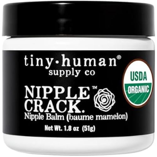 Organic Nipple Cream, Nipple Crack Lanolin Free Nipple Butter, Balm for Breastfeeding Mother, No Need to Wash Off, Safe for Baby and Mama