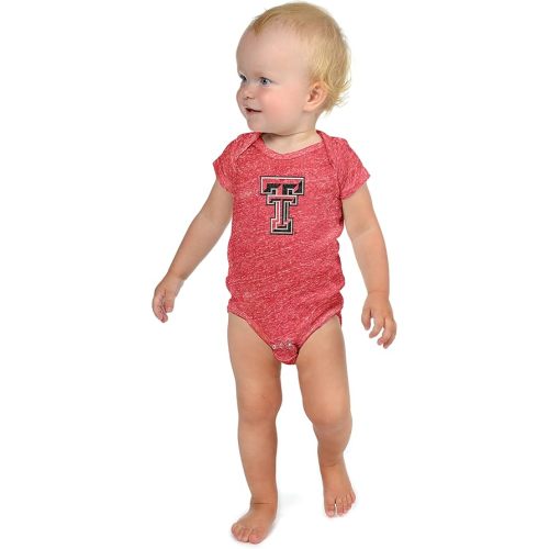 Little King NCAA Knobby Short Sleeve Romper Bodysuit-Big Logo -Sizes 0-3M 6M 12M 18M