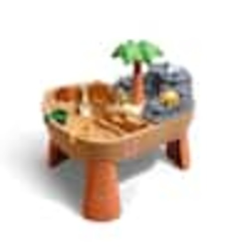 Step2 Dino Dig Sand and Water Table with Dinosaur Accessories for Outdoor Sensory Play, Ages 2-Years and Up 874599