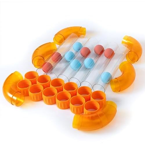 Fat Brain Toys Air Toobz Expansion Pack - Air-Powered STEM Building Toy for Kids & Teens, Kids Building Toys, STEM Toys for 3+ Year Old