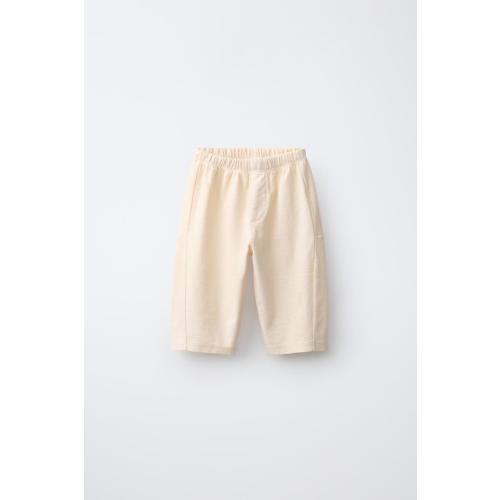 BALLOON TWILL PANTS - Ecru | ZARA United States
