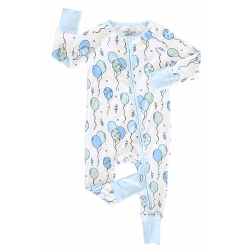 Party Time Convertible Zip Romper | Blue