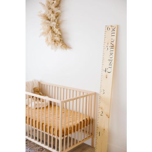 HAND PAINTED Family growth chart, toddler bedroom, kids wall art, nursery decor, family measuring stick, wooden baby gift, 1st birthday gift