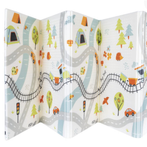 Reversible Floor Mat | Cars & Roads