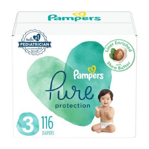 Pampers Pure Protection Diapers - (Select Size and Count), Size: 3