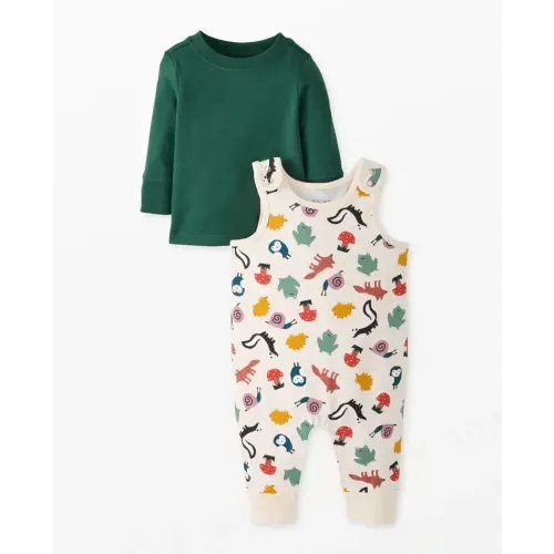 Baby Overalls & Long Sleeve T-Shirt Set | Hanna Andersson