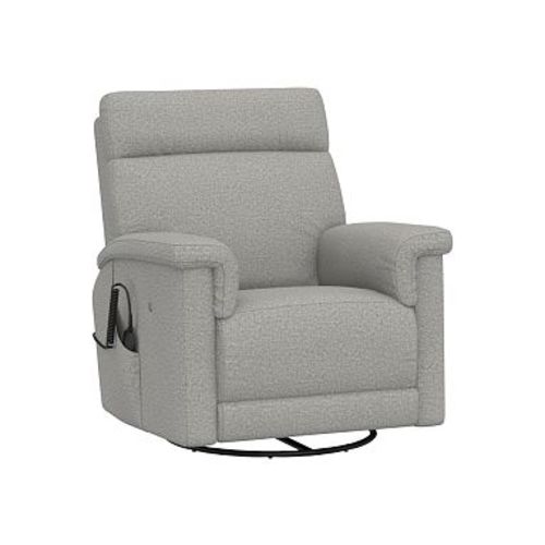 Dream Ultimate Recliner Performance Heathered Basketweave Platinum