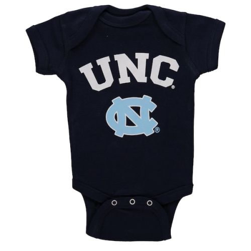 North Carolina Tar Heels Newborn & Infant Arch & Logo Bodysuit - Navy