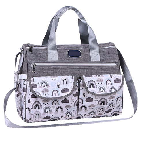 TELOLY Diaper Bag,Multifunctional Diaper Bag Backpack,Multiple Colors and Styles Baby Diaper Bag,Gray