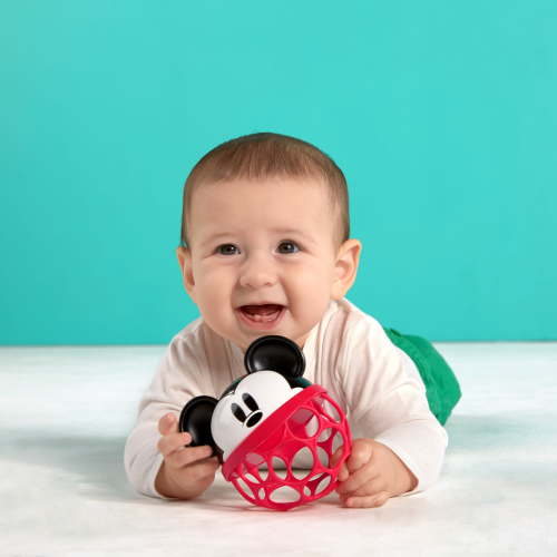 Disney Baby Mickey Mouse Oball Easy Grasp Rattle Along Buddy Infant Toy