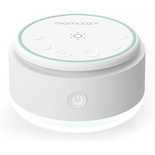 Momcozy Sound Machine for Baby-20 Soothing Sounds & Touch Warm Light Portable White Noise for Kids & Adults for Sleeping Timer and Memory | Ideal Travel Companion & Nursery Must-Have