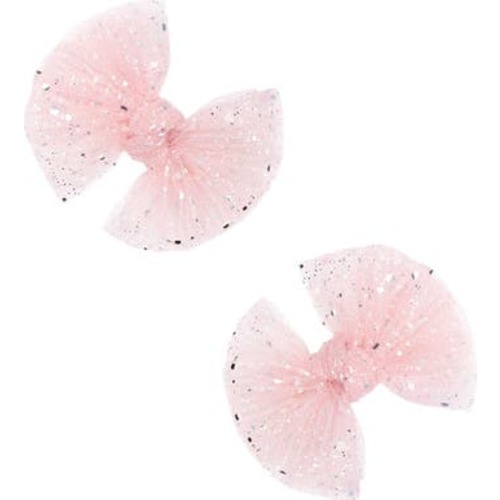 2-Pack FAB Tulle Bow Hair Clips
