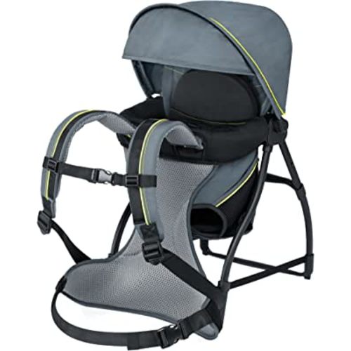 Chicco SmartSupport Aluminum Frame Backpack Carrier, Lightweight Baby Backpack Carrier | Solar/Grey