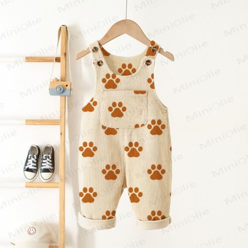 Baby Toddler Dog Paws Overalls