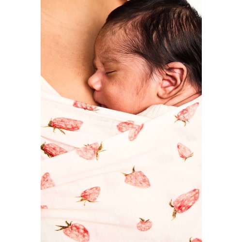 Strawberry Stretchy Baby Wrap – Baby Tula US
