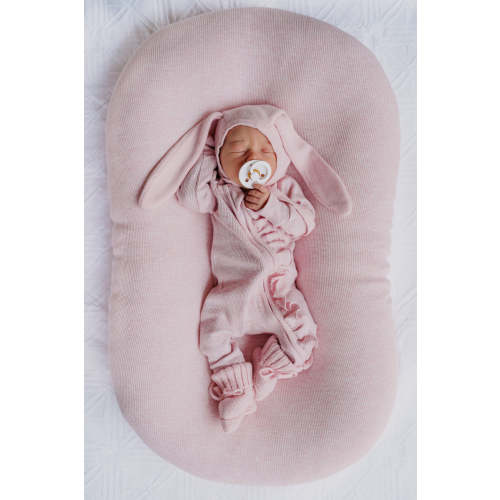 Bassinet Sheet | Waffle Baby Pink Marle – Little and Fern