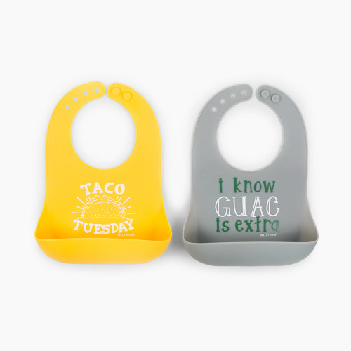 Bella Tunno Wonder Bib (2 Pack) - Taco Tuesday + Guac Is Extra