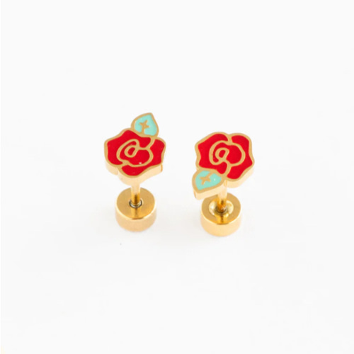 Rose Stud Earring – Pip Pop Post