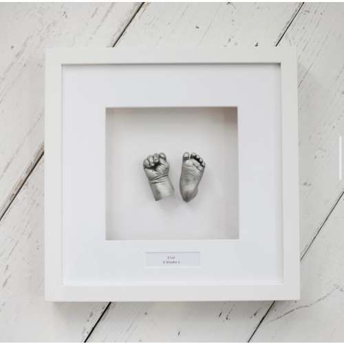 3D Baby Hands and Feet Mould Casting Kit WITH FRAME - Baby Shower Gift, Nursery Decor, Handmande Baby Keepsake. Newborn to 9 months