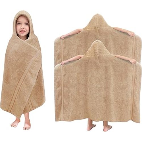 ORIGINAL KIDS Hooded Bath Towel - 2 Pack Ultra Soft 100% Cotton Kids Towel