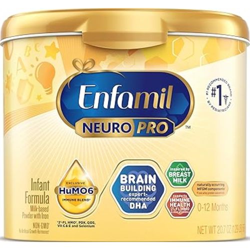 Enfamil NeuroPro Baby Formula, Brain Building Duo DHA & MFGM, Exclusive Immune Supporting HuMO6 Blend, Powder Infant Formula, Baby Milk, 20.7 Oz