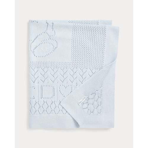 Pointelle-Knit Cotton Blanket for Baby Girls | Ralph Lauren