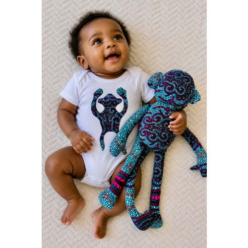 Elorm Baby Onesie and Toy