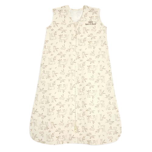 HALO SleepSack Wearable Blanket, 100% Cotton, Lullaby Forest, Unisex, Medium, 6-12 Months