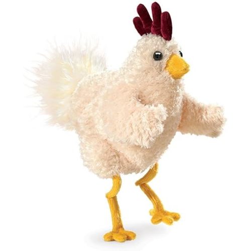Folkmanis Funky Chicken Hand Puppet, Multi-Colored, (Model: 3030)