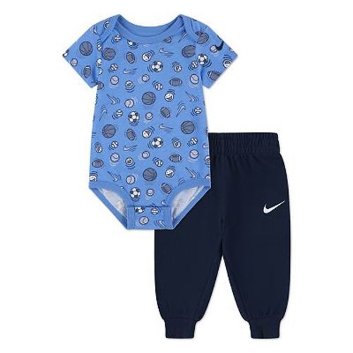 Baby Boys Nike Sport Balls Short Sleeve Bodysuit & Pants 2-Piece Set