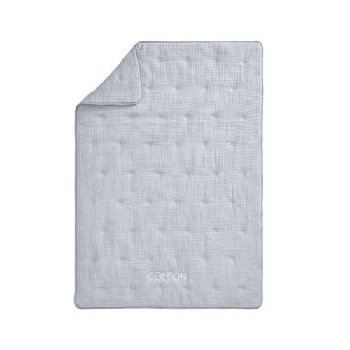 Cuddle Me Baby/Toddler Quilt, Chambray Blue, 36"W x 50"L