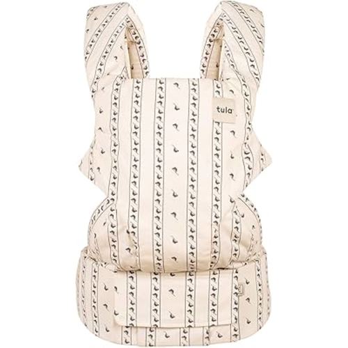 Baby Tula Explore Cotton Baby Carrier 7 – 45 lb, Adjustable Newborn to Toddler Carrier, Multiple Ergonomic Positions Front and Back, Soft and Supportive – Tula Coast, Folklore